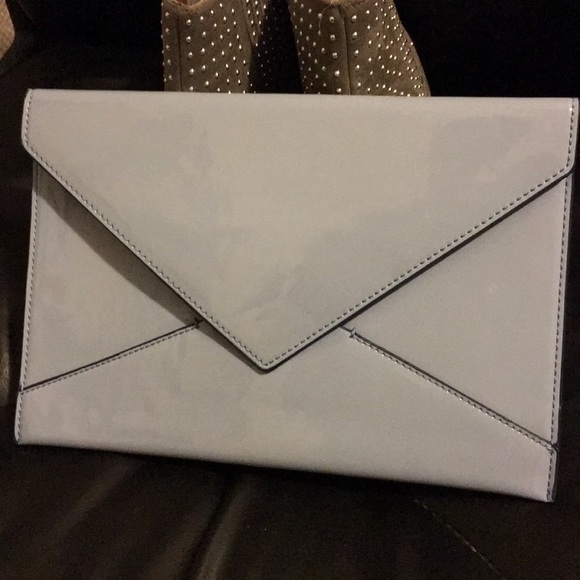 Banana Republic Handbags - Drop the mic in a soft blue clutch 🎤